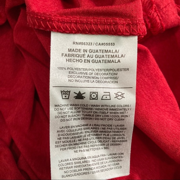 The Nike Tee Athletic  Houston Texans NFL Football T-Shirt Red Mens XXL - Picture 6 of 6